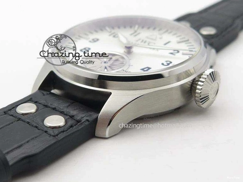 MIROTIME 0115 Big Pilot “Markus Buhler” IW5003 Turbine V6F Best Edition Silver Dial On Leather Strap A Reliable 7315